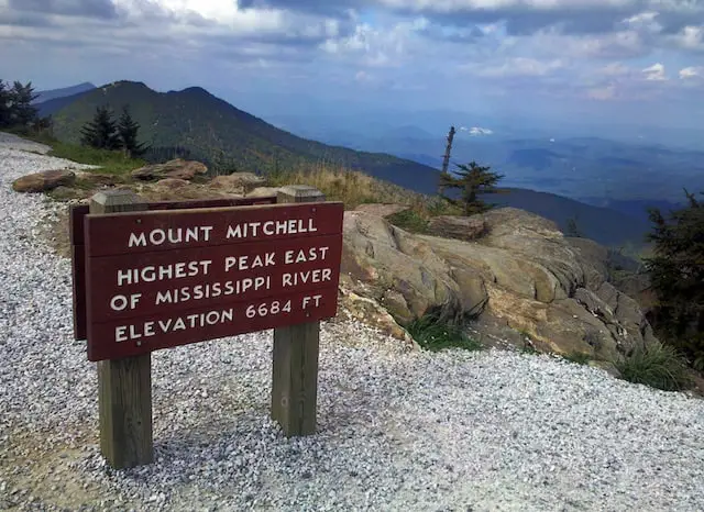 Getting to the Top of Mount Mitchell
